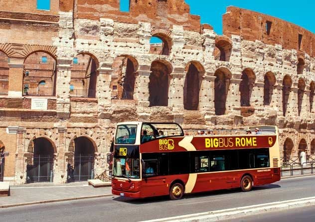 Rome Explore: 72-Hour Hop-On Hop-Off Bus Tour with Audio Guide & Gelato